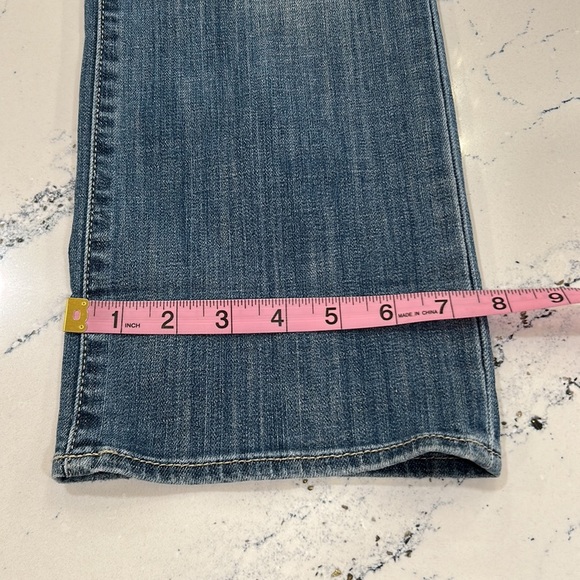 Rock & Republic Kendall Straight Distressed Stretch w/ no Holes sz.14 - Picture 2 of 10